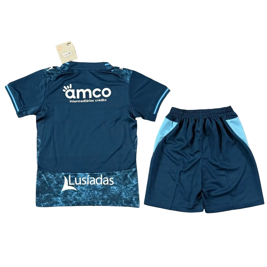 Conjunto infantil SC Braga terceiro azul 2026/27