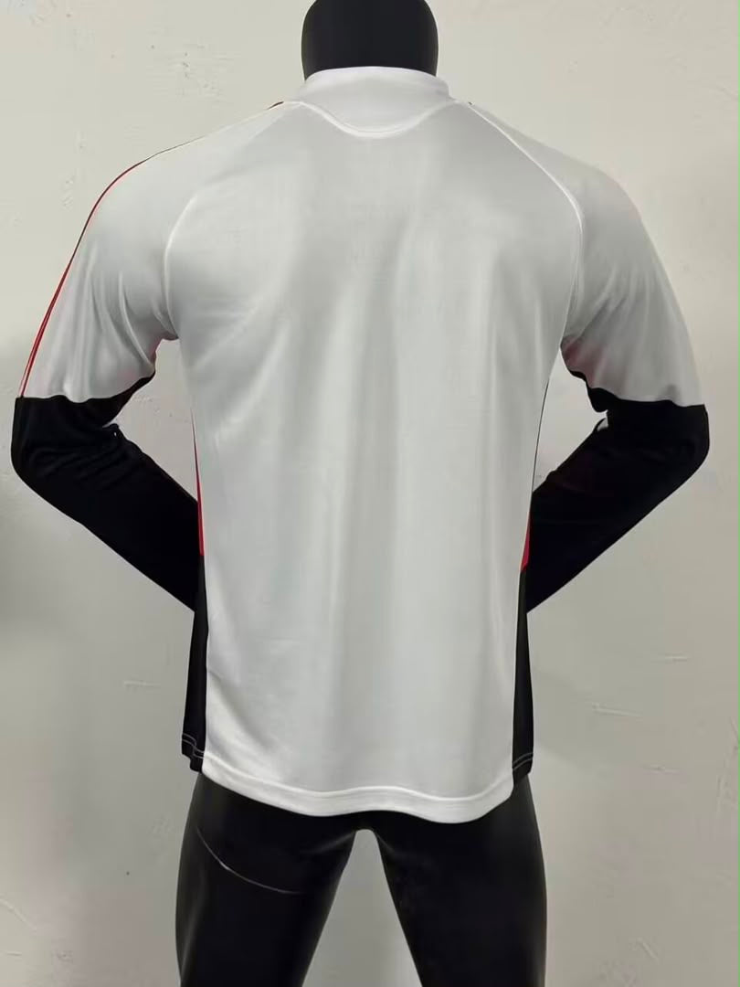 Fato de Treino branco, vermelho e preto 2026/27 Meio fecho