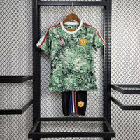 Conjunto Infantil Manchester United Edição Especial Original Icons 2024/25