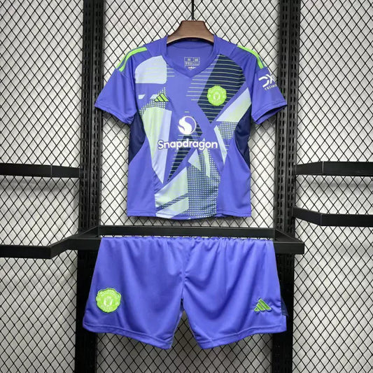 Conjunto Infantil Manchester United Guarda-Redes 2024/25
