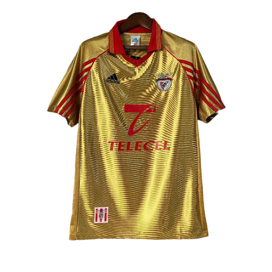 Camisola retro dourada alternativa 98/99