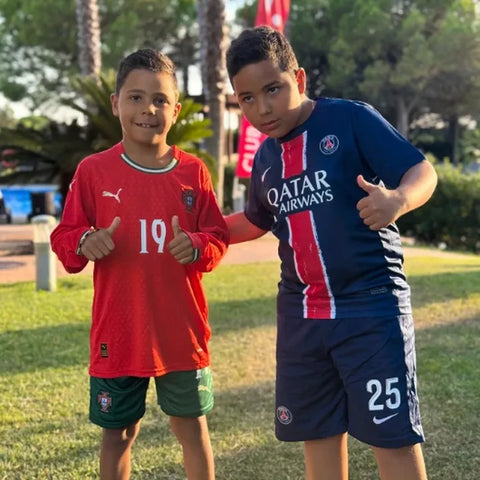 Cliente Vencedores Club com a sua camisola
