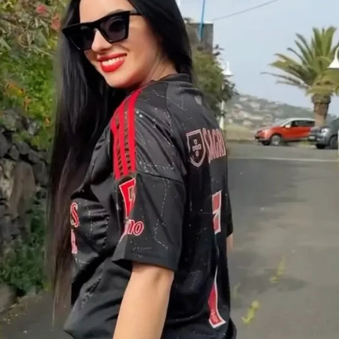 Cliente Vencedores Club com a sua camisola